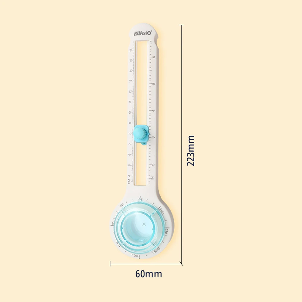 Fromthenon Large 360 Degree Hand Rotating Compass Cutter Cutting Tool Paper Cutter
