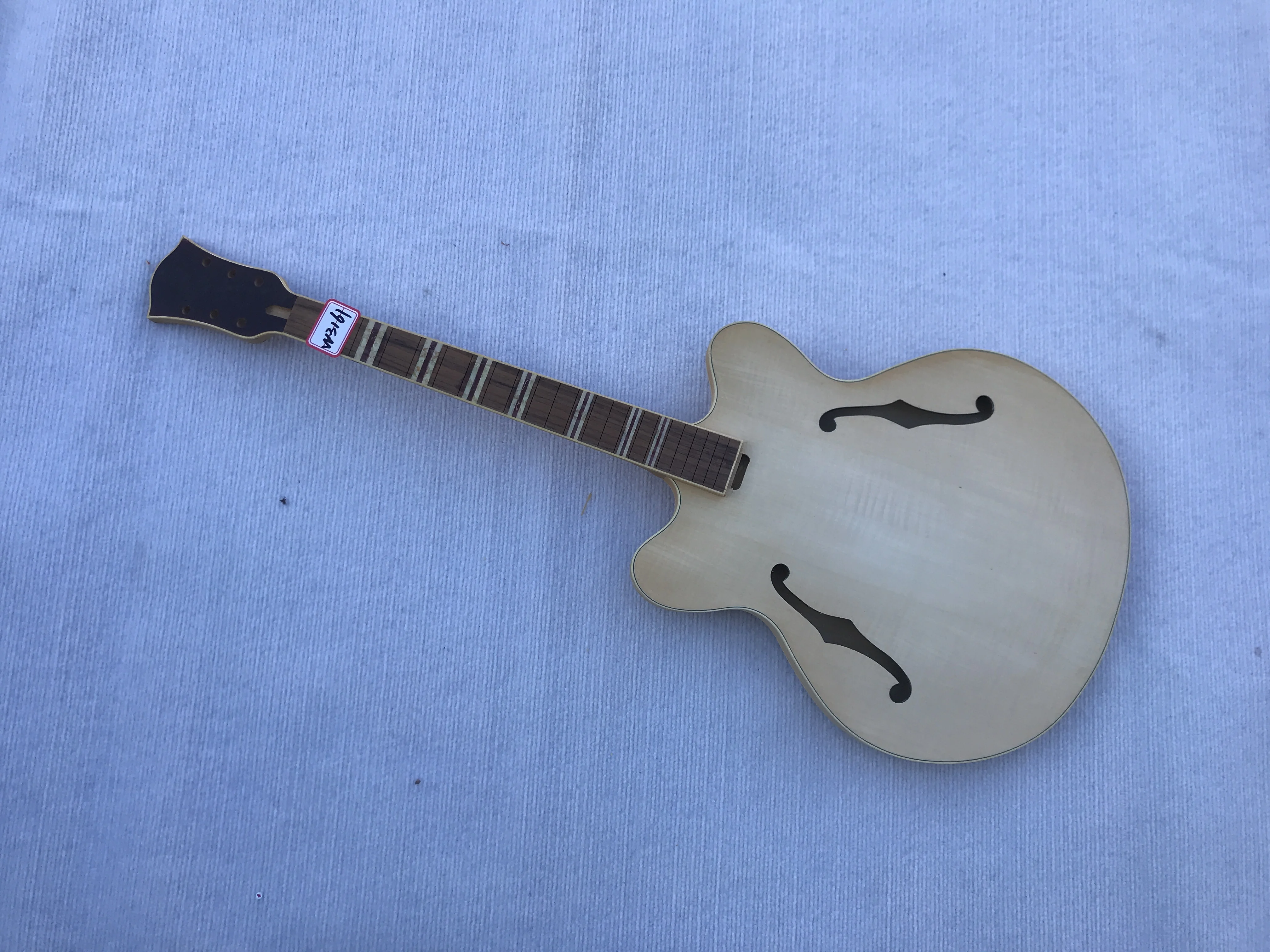 DIY Hofner Verythin (32mm) HCT-VTH Electric Guitar Part Guitarra without Hardwares in Stock Discount Free Shipping