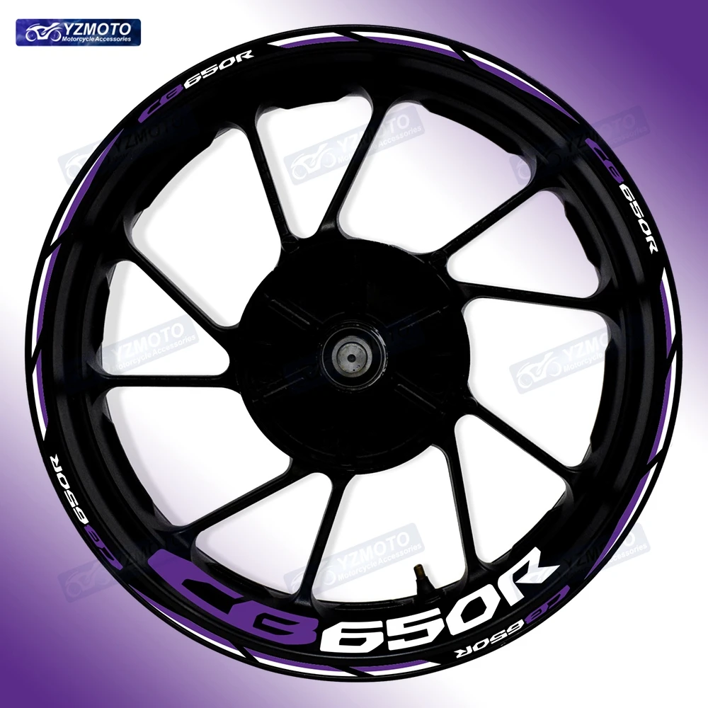 

Для Honda CB650R CB 650R мотоцикл 17-дюймовая наклейка на переднее и заднее колесо гоночная наклейка светоотражающая декоративная полоса ступицы наклейки на обод