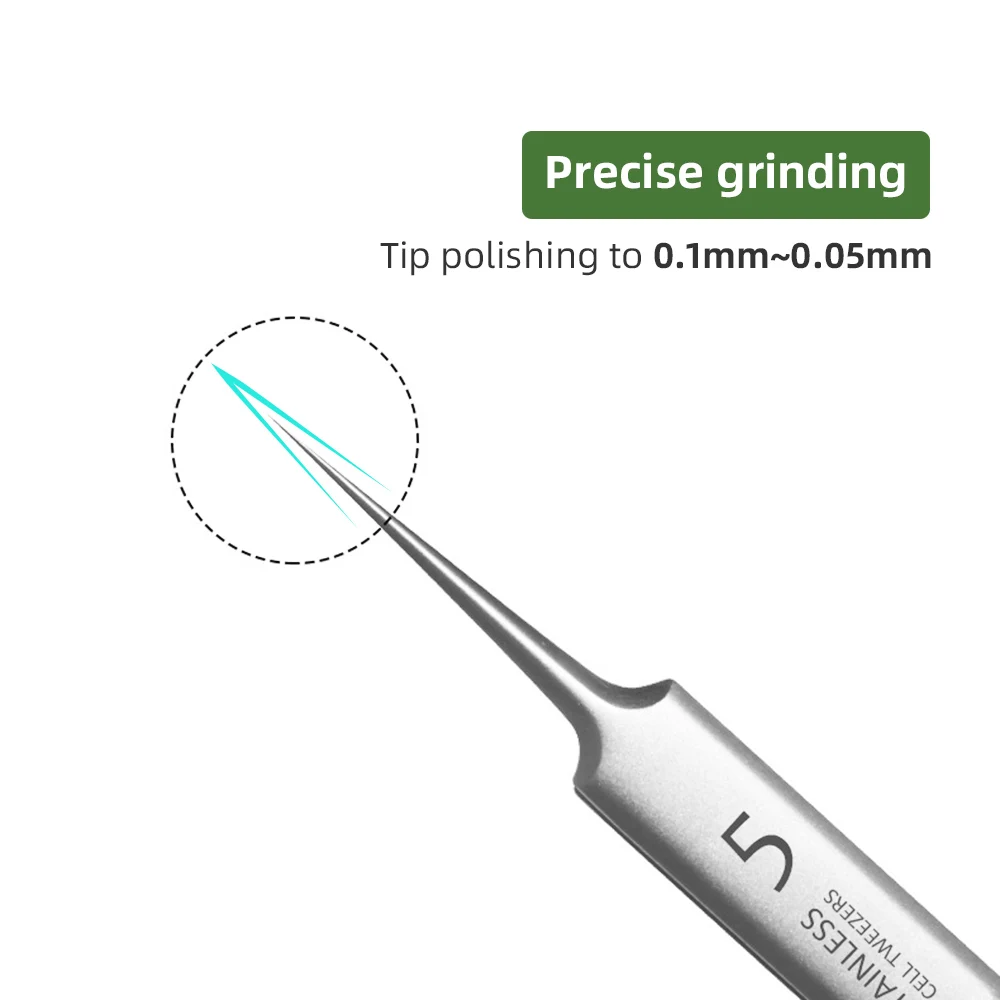 1/2/3PCS Clip per punti neri professionale Ultra-fine No. 5 pinzette bellezza Acne Blemish strumento per la pulizia profonda dell'estrattore di brufoli