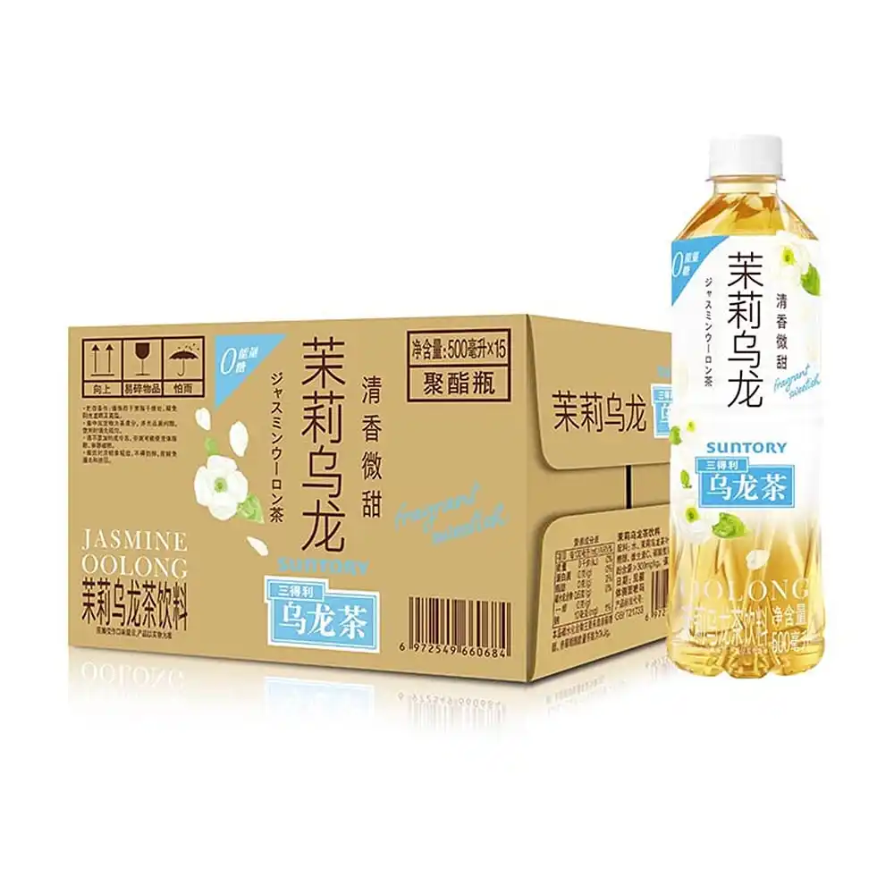 Suntory จัสมินอูหลงชา500มล. * 15ขวด/กล่อง