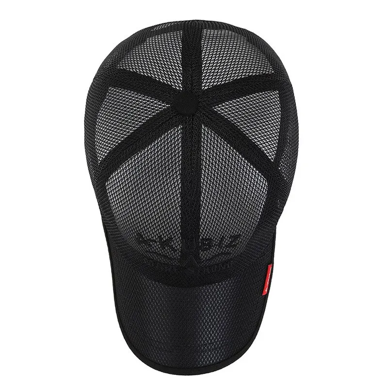 New Summer Hats For Men And Women Mesh Baseball Caps Fashion Embroidered Visor Hat Outdoor Embroidered Letter Sun Protection Hat