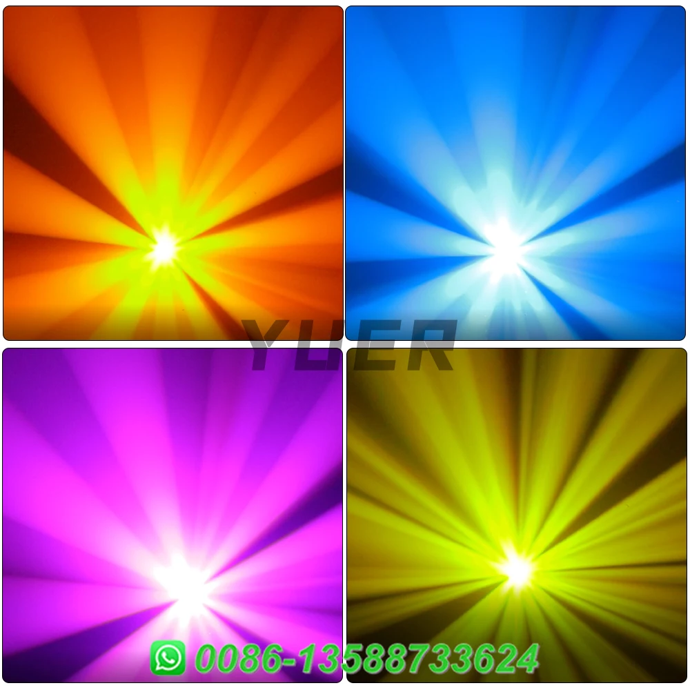 4Pcs/lot Mini 180W LED Beam Spot Moving Head Light With Zoom Prism Effect DMX DJ Disco Club Party Wedding Stage Effect Lights