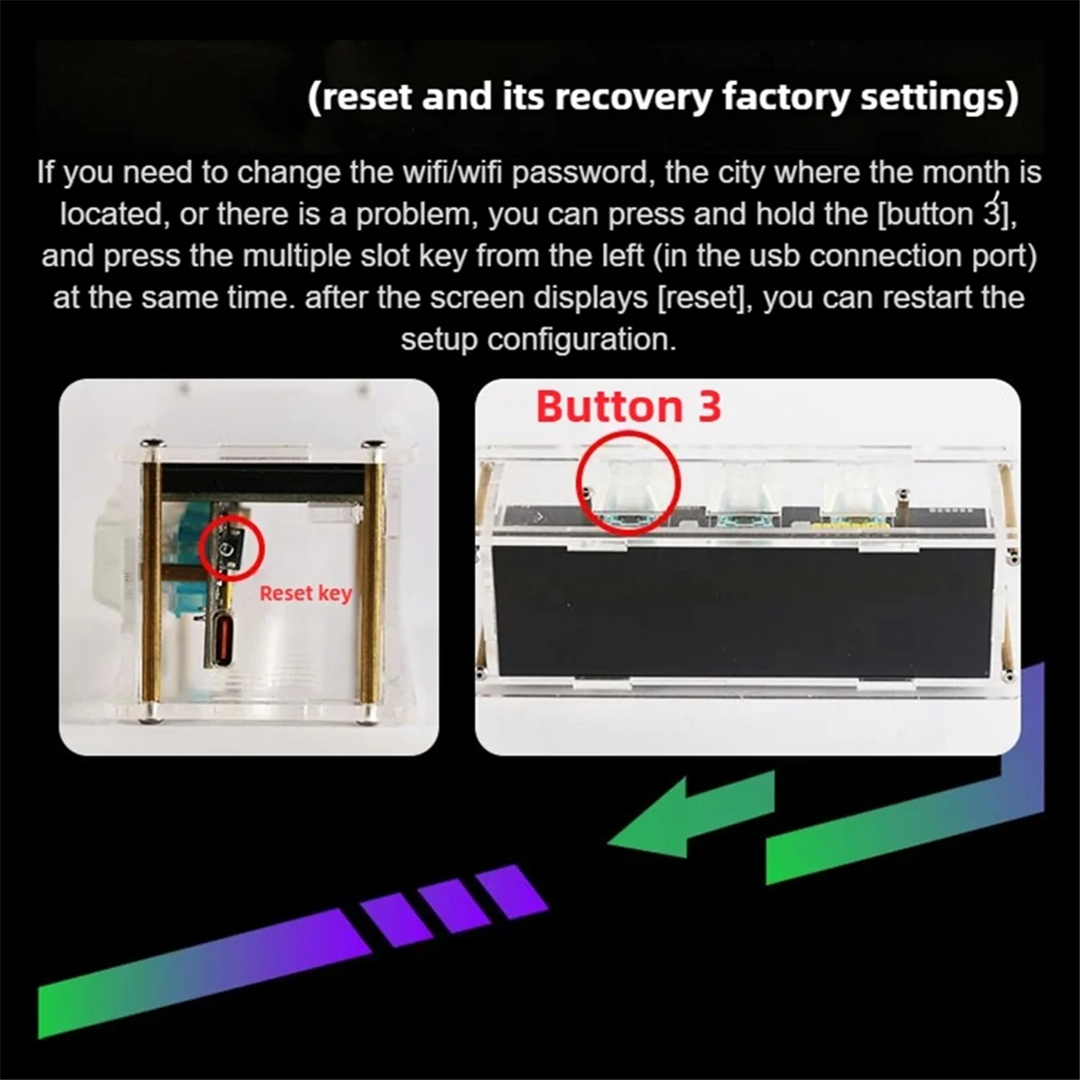 Retail! RGB Ambient Light with Mechanical Keycap Clock Support Timer 3 X 6 Color Lighting Effect Wifi Connect Mobile Phone PC