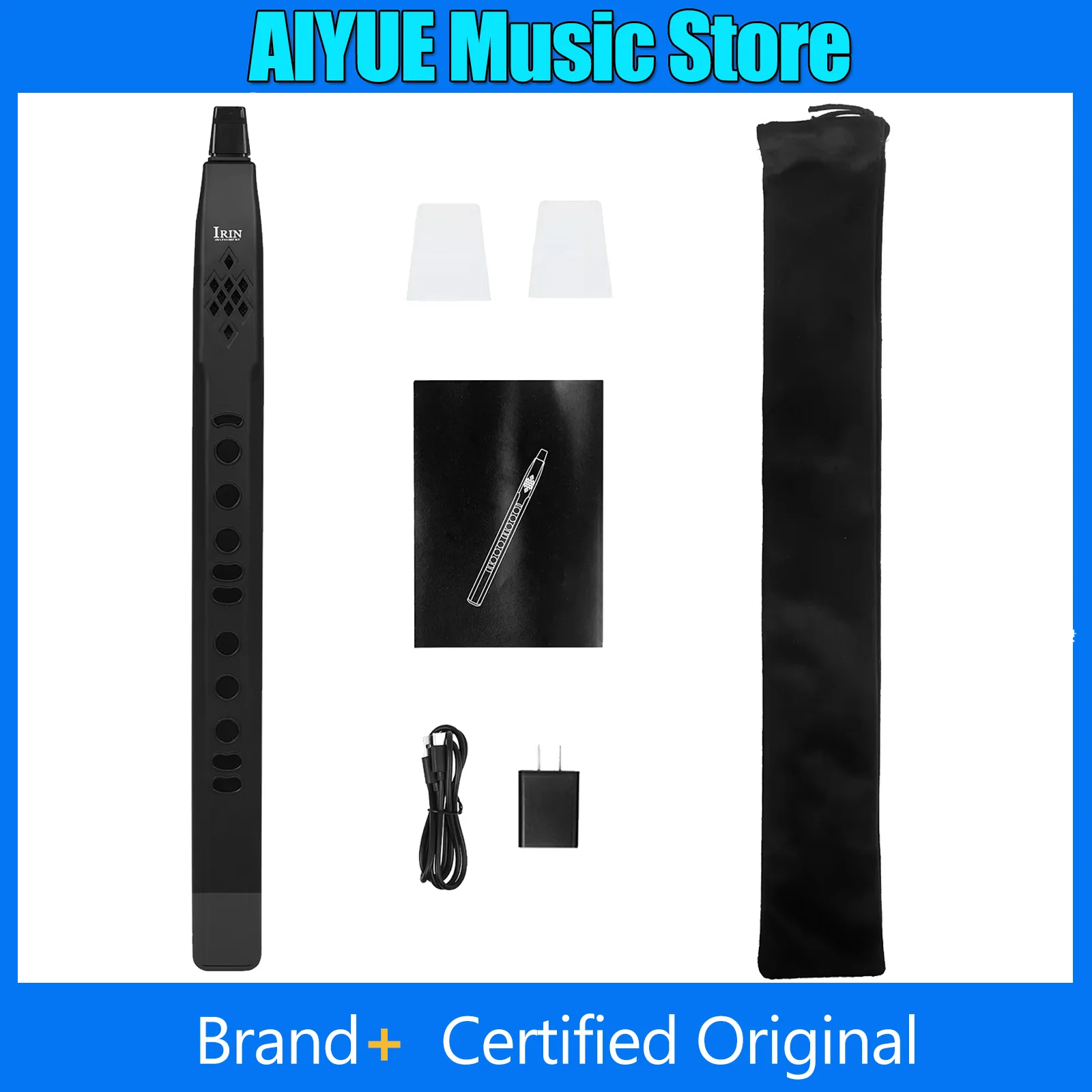 

Электронный саксофон IRIN S55, беспроводной Bluetooth, электрическая паяльная трубка, мини-флейта 13, встроенные тона, профессиональные деревянные духовые инструменты