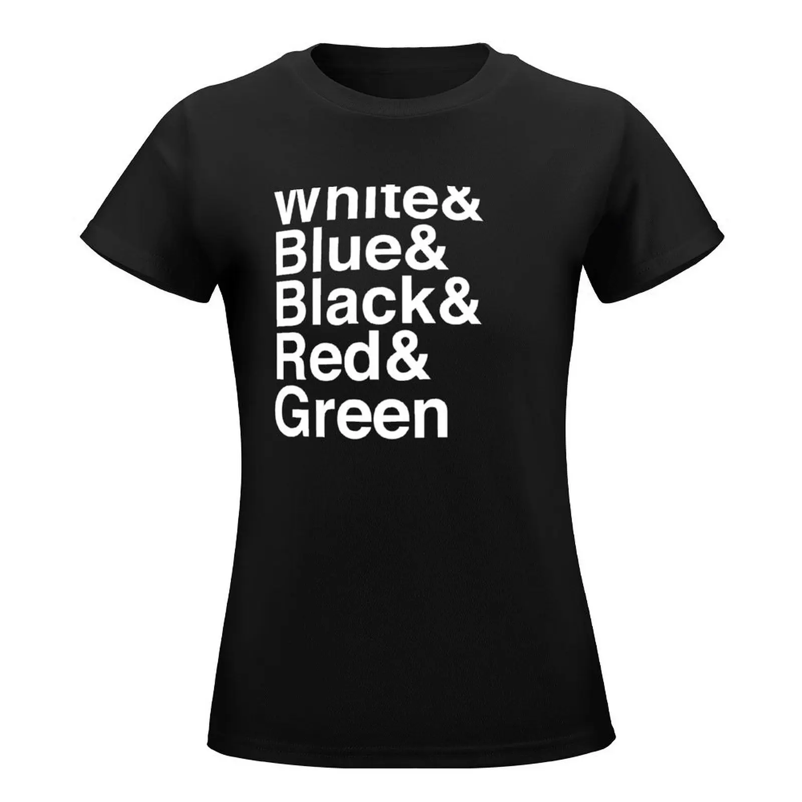 Colours T-Shirt aesthetic clothes female Womens graphic t shirts