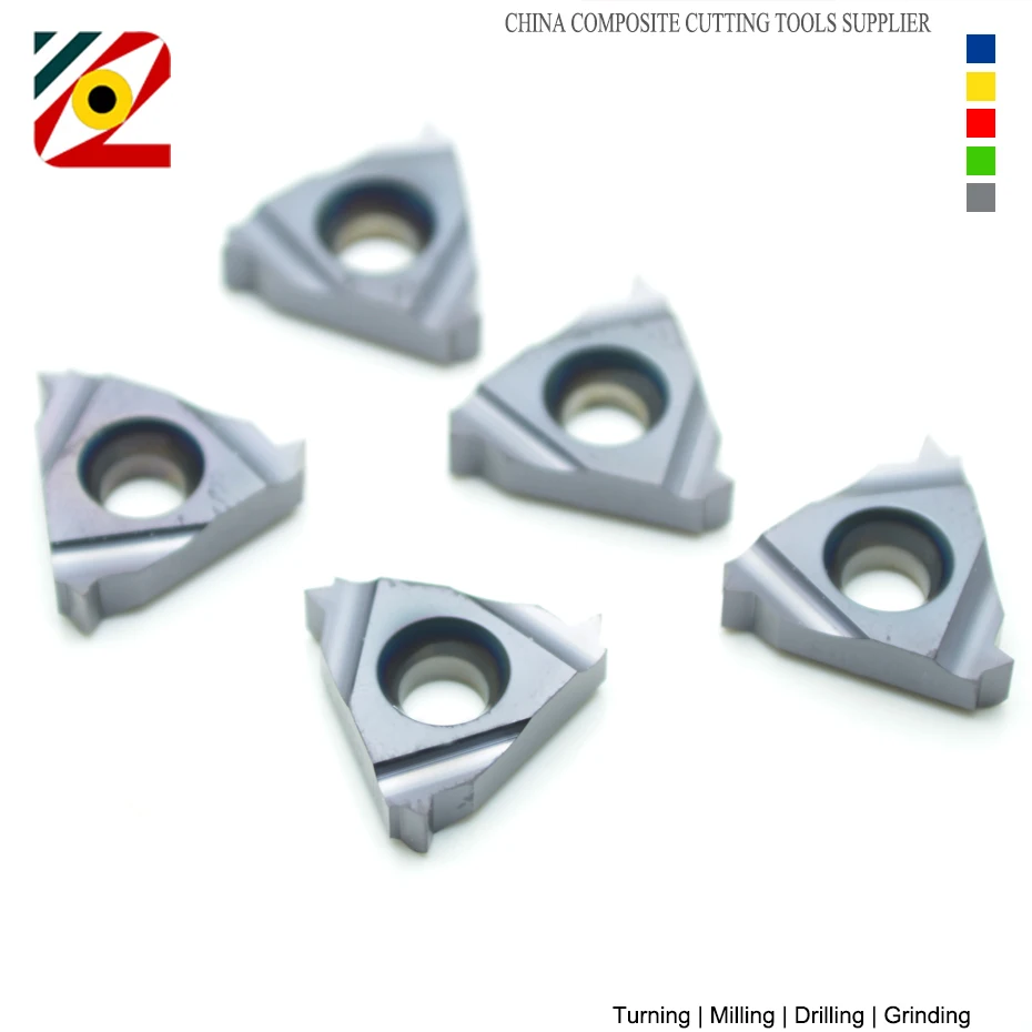 16ER 16IR 0.5 0.75ISO 1.0ISO 1.25ISO 1.5ISO 1.75ISO 2.0 2.5 3.0ISO 16NR External Internal Thread Turning Tool CNC Carbide Insert