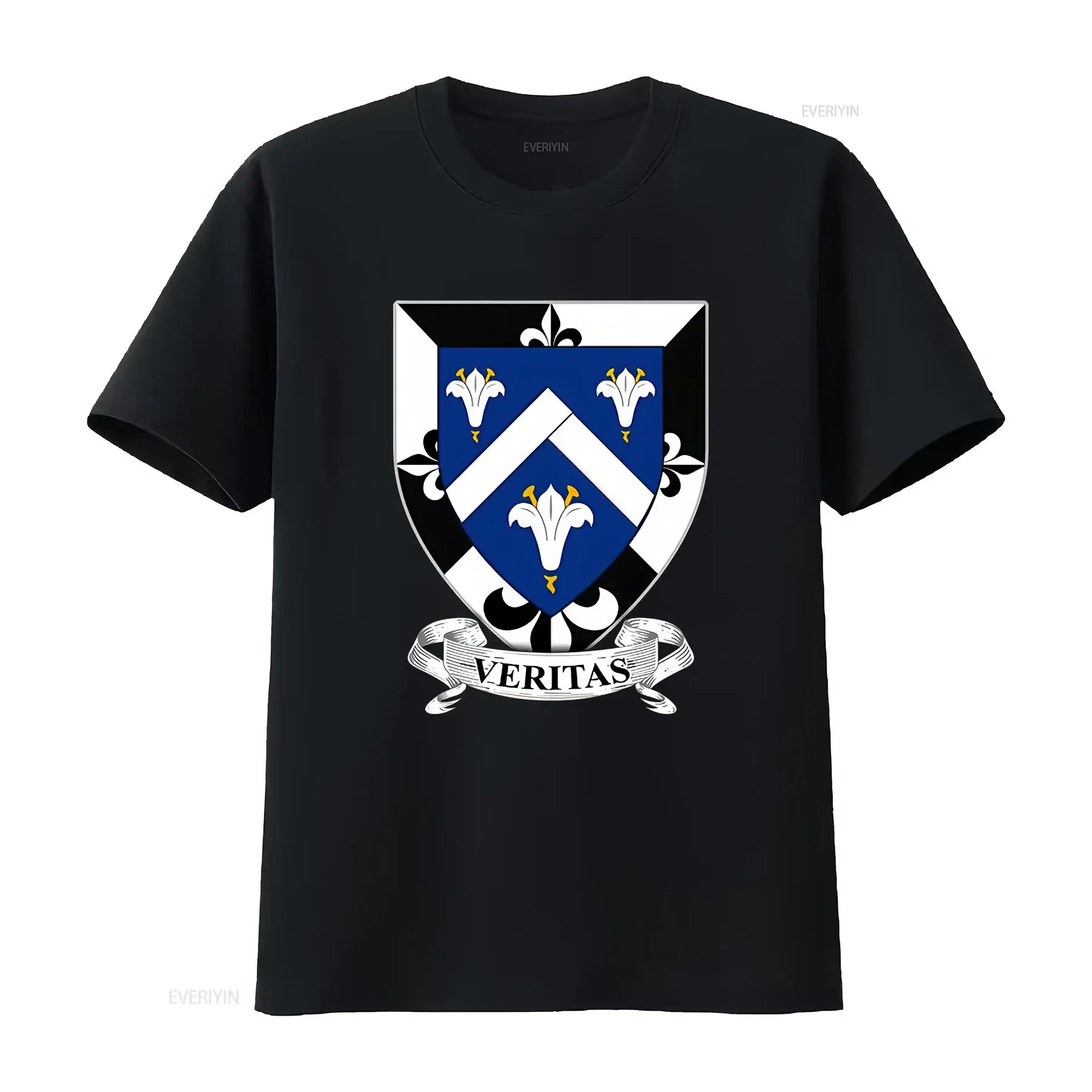 

Футболка Veritas Dominican Order of Preachers Crest, винтажный стираный топ для повседневной носки, универсальная слегка с рисунком