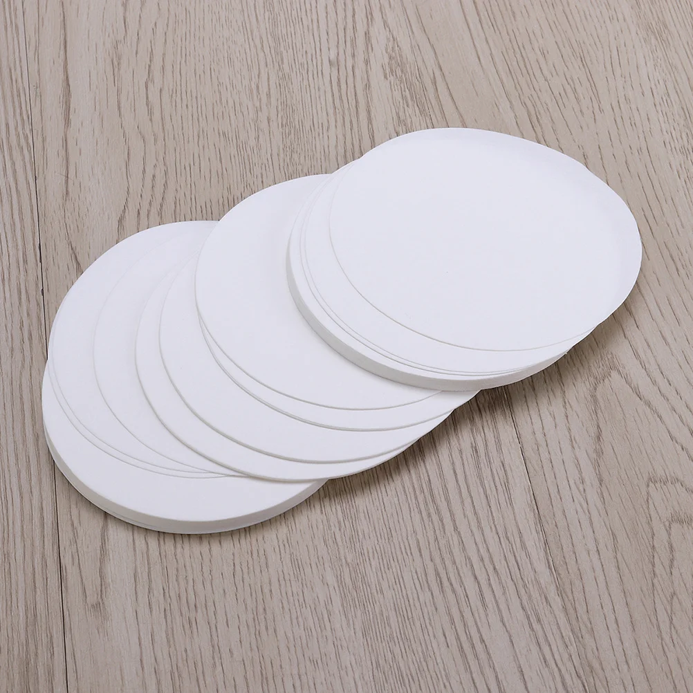 

100Pcs Qualitative Filter Paper 12.5cm Diameter Medium Flow Rate Filter Discs for General Chemistry Laboratory Experiments