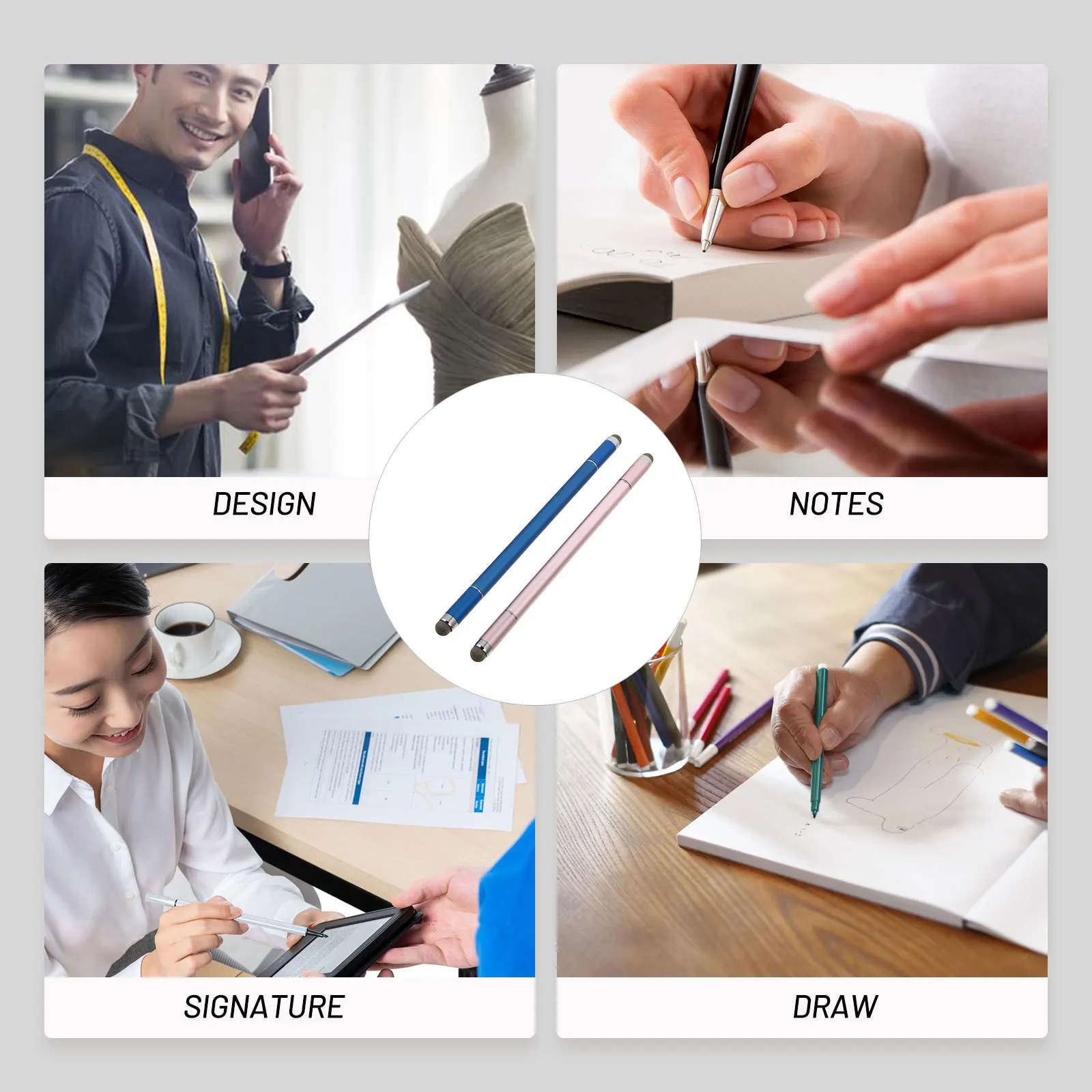 

1Set Touch Screen Pens Precise Capacitive Stylus Pens for Drawing Note Taking Sketching Compatible with All Touch Devices