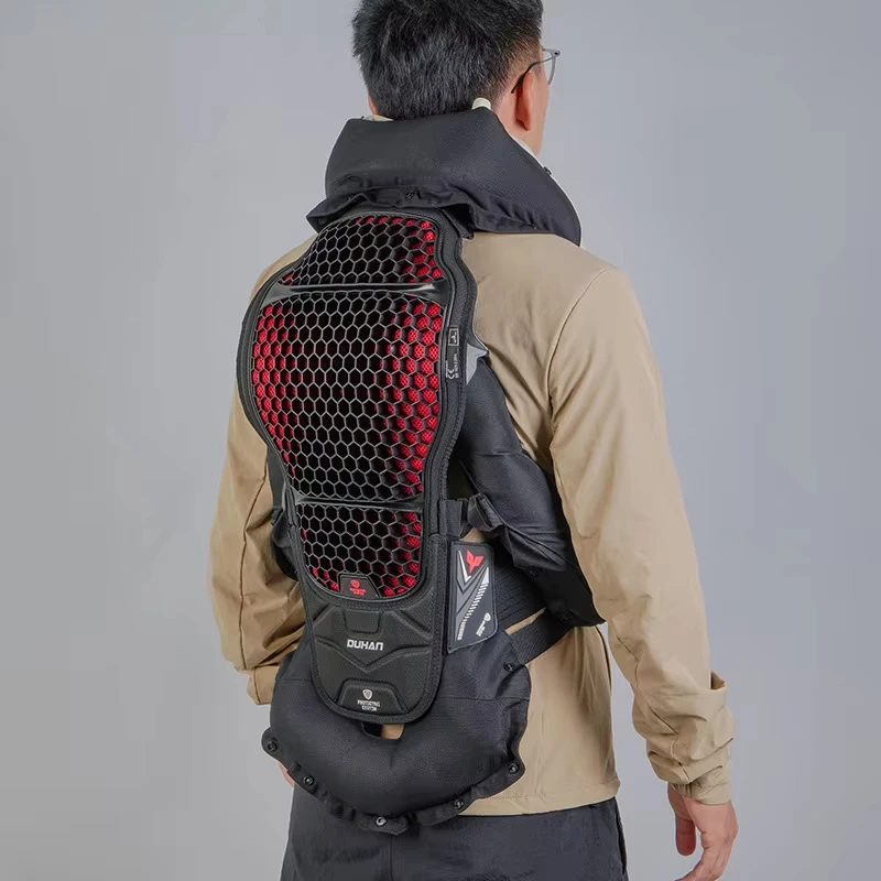 

Жилет с подушкой безопасности для езды на мотоцикле Светоотражающая подушка безопасности для мотокросса Защитное снаряжение для мотоцикла CE Защитная куртка для гонок