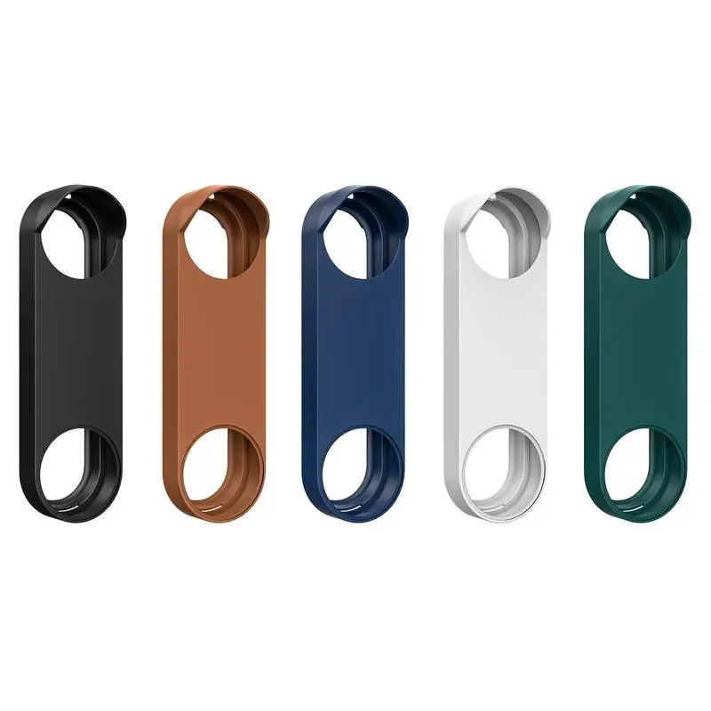 Funda protectora de silicona para timbre de puerta Google Nest, cámara, resistente a los rayos UV, resistente a la intemperie, impermeable, cubierta