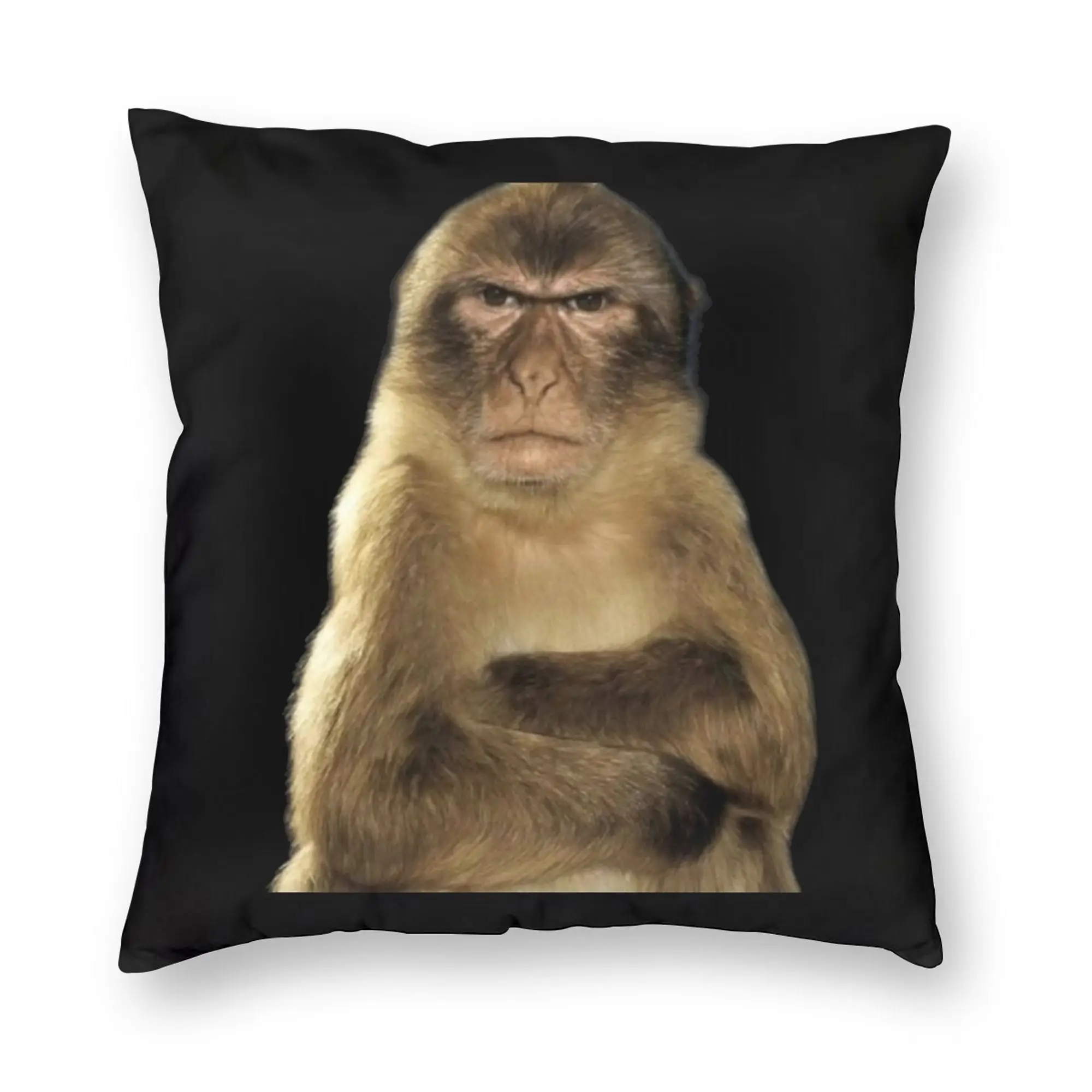 Angry Monkey Pillowcase Printed Fabric Cushion Cover Decoration  Pillow Case Cover Home Wholesale 45*45cm