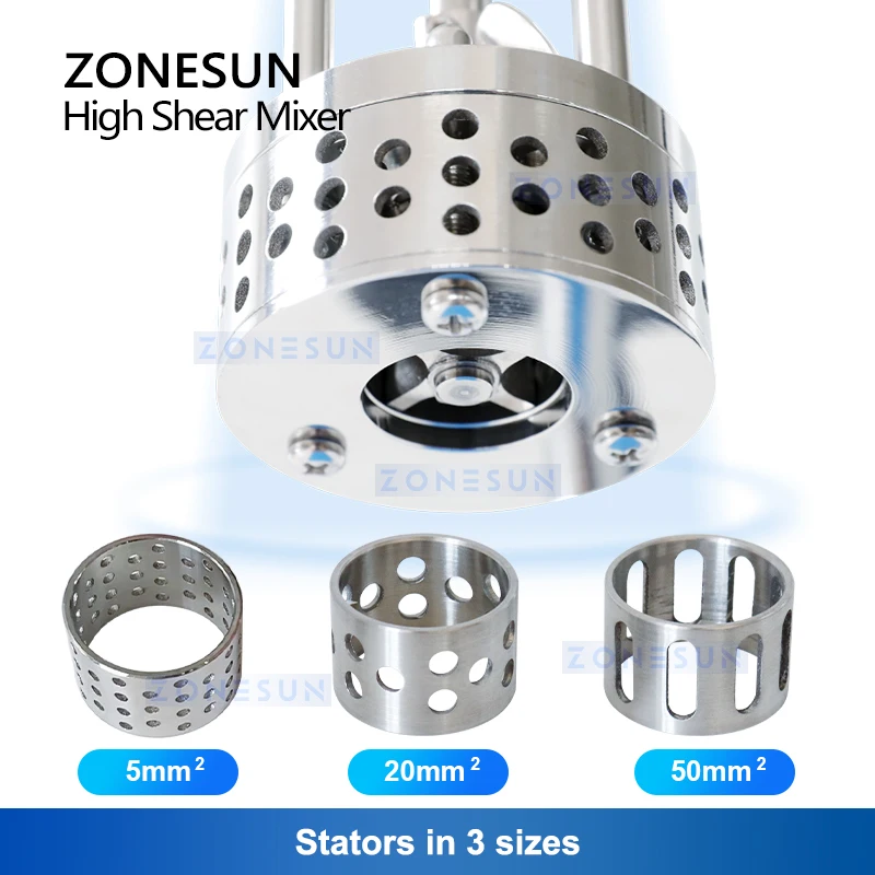 ZONESUN ZS-J300 الاستحلاب خلاط مستحضرات التجميل الغرويات السائلة غير قابلة للامتصاص مستحلب vinaigretes المجانسة قطع الحليب السائل