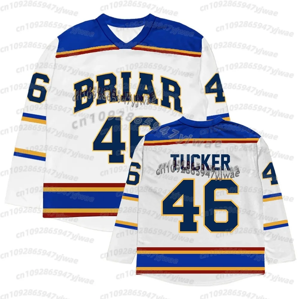 26 Tv Off Campus Briar University Hockey Jersey Graham 44 22 Di Laurentis 66 Tucker46 T-Shirt Men Women Beach T-Shirt view 2