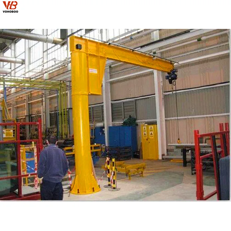 Hot Sale 380V 400V 415V 220V Column Type Electric Rotation JIB Crane with Hoist