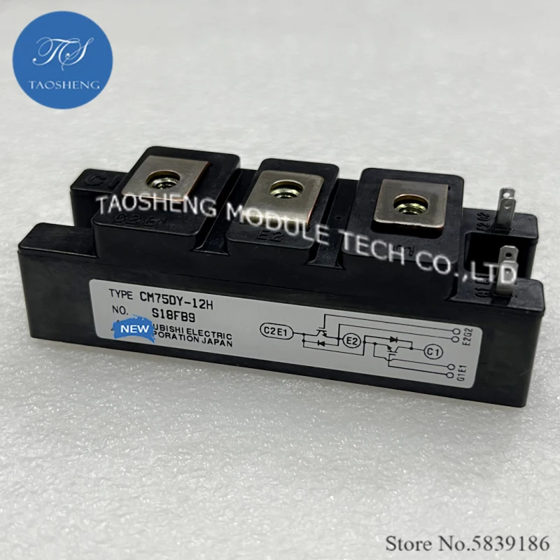 1PCS CM75DY-12H 75A 600V NEW AND ORIGINAL IGBT MODULE