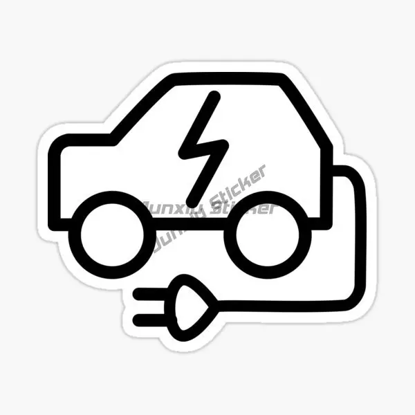 

Zero Emissions Electric Vehicle Vinyl Waterproof and Sunscreen Stickers Accessories Decal