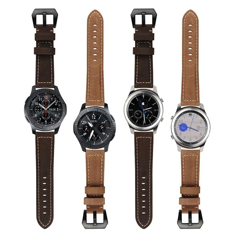 Amazfit用レザーウォッチバンド,bip,gts,gtr3 pro,gtr 47mm, 42mm, 4mm,3 a,2,2e,stratos,mini,stros,20mm, 22mm