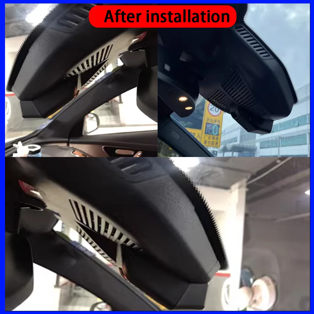 Cámara HighCam para Mercedes Benz GLC X253 C253 EQC N293 Facelift 2019-2023 OEM 4K DVR, Cámara Delantera y Trasera, Grabador de Video WiFi