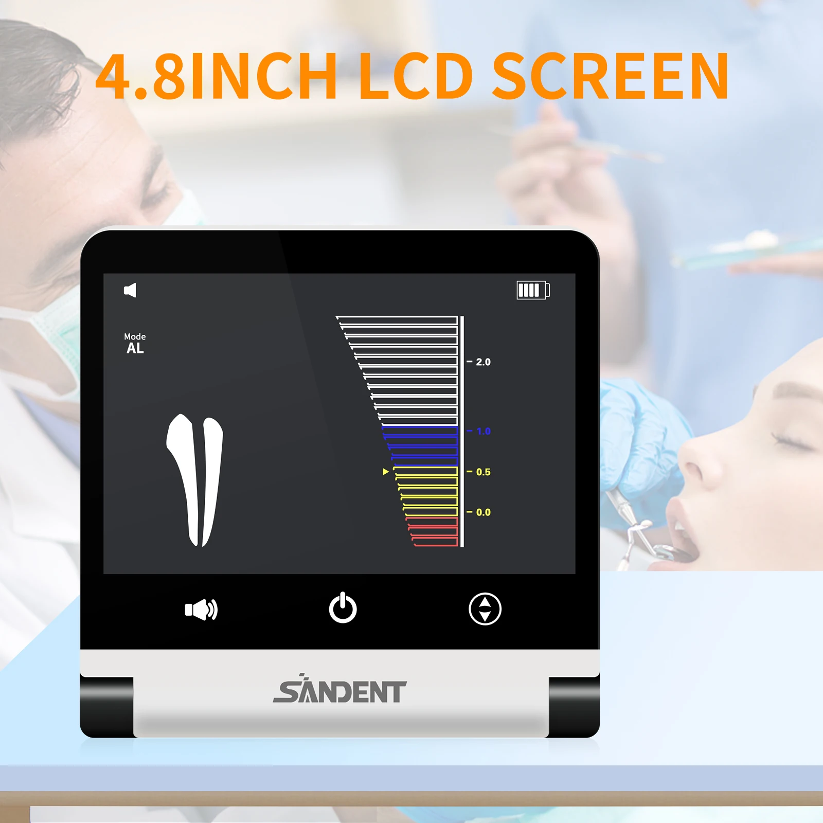 Dental Endodontic LCD Root Canal Apex Locator Finder DTE DPEX Woodpecker Type Measurement Device