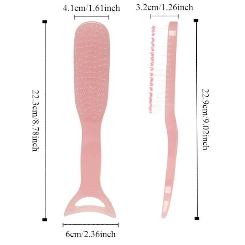 مشط غوا شا الاحترافي لتصفيف الشعر ومضاد للكهرباء الساكنة والتدليك ومشط متين ومحمول لتصفيف الشعر أثناء السفر