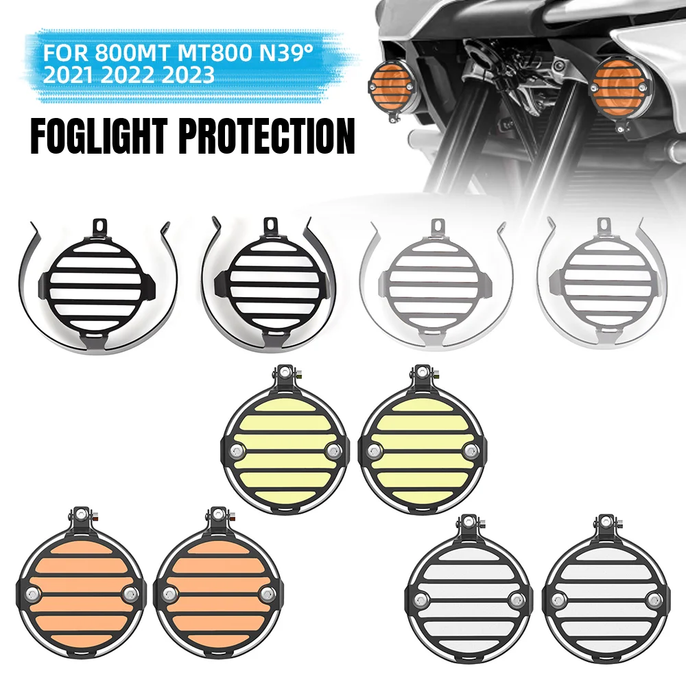 

For CFMOTO CF MOTO 800MT MT800 N39° 2021 2022 2023 Motocycle Accessories Fog Lamp Guard Protection Cover Aluminium 800 MT N39°
