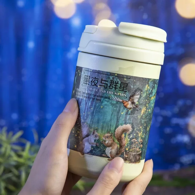 1 لفة/2 لفة الغابات ليلة ضباب لوازم كبيرة الحجم Nightscape المناظر الطبيعية المواد اللاصقة كتيب الديكور 80 مللي متر * 2 متر