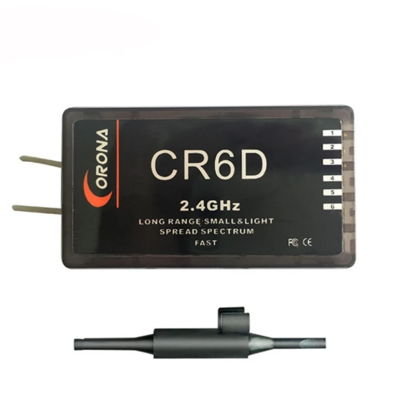 CORONA CR6D 2.4Ghz DSSS 6CH Reciver (Compatible with CT8F/CT8J /CT8Z/CT3F/CT14F(DSSS)) for RC Model Airplane/Boat/Car