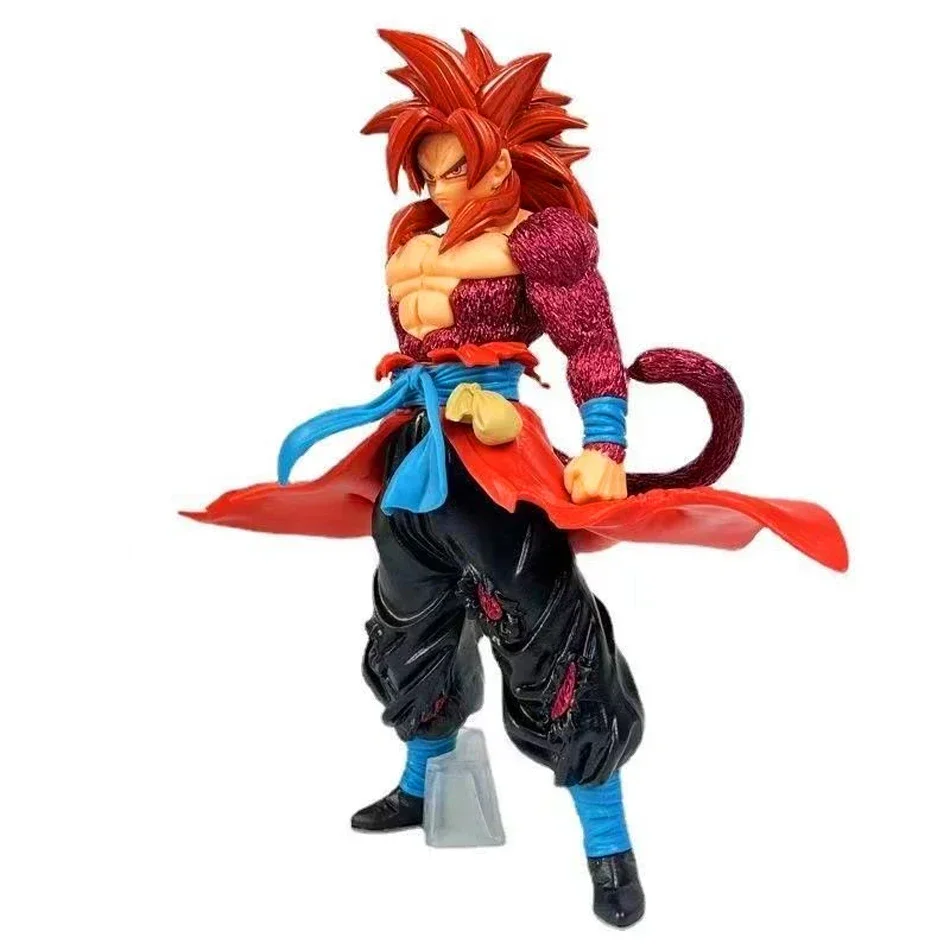 27cm Anime Dragon Ball Heroes Figure Son Goku ZENO Super Saiyan 4 Boundary Break Goku Action Figures Collection Model Toys