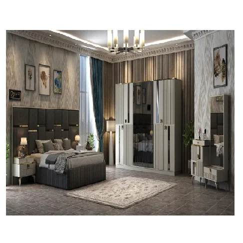 

*Hotel Bedroom Sets Solid Wood Luxury Modern Cheap King Size Birch DOSIN
