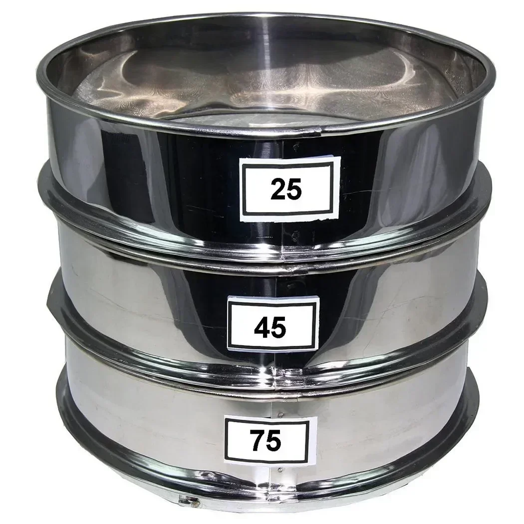 Stainless Steel Herbal Pollen Extractor Stackable Sifter 25/45/70 Screen Sieve For Home Herb Grinder Pollen Screen Filter