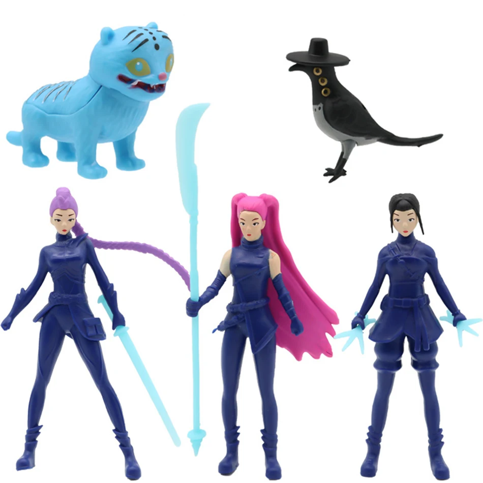Kpop Demon Hunters Figur K Pop Demon Hunters Figuren Huntrix Figuren Spielzeug Derpys Tiger Rumi Mira Zoey Sussy Figur Ornament