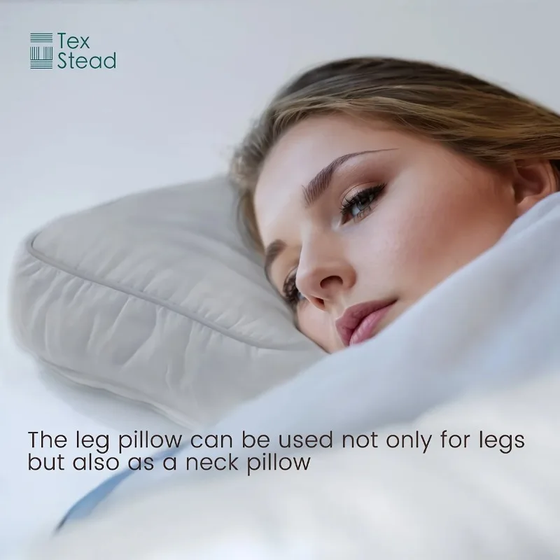 Ergonomic Knee Pillow 1pc with Adjustable Strap And Washable Cover Lightweight Design Side Sleeper Support for Pregnancy And Off