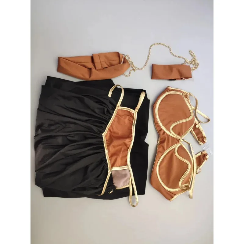 성인 아랍 및 인도 소녀 의상 섹시한 프린세스 레아 노예 의상 할로윈 코스프레 이집트 여신 가면 파티 D DRs;2