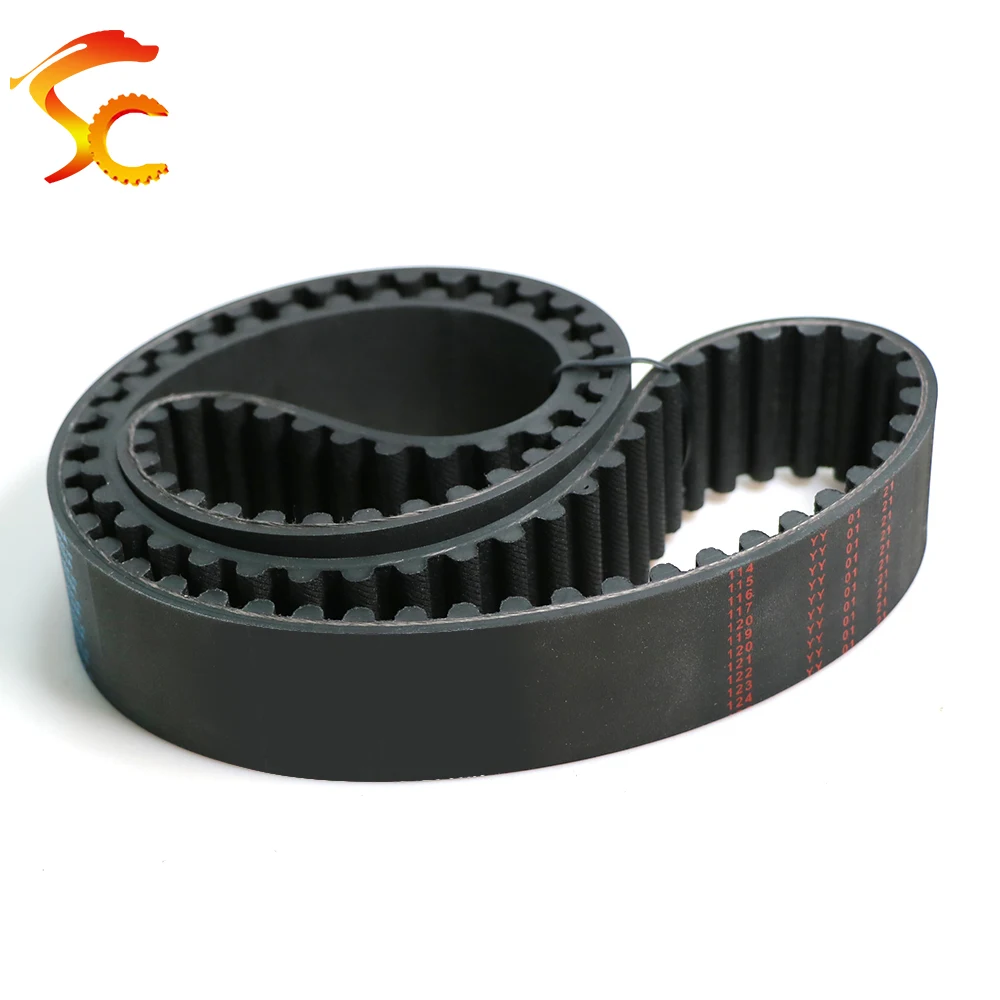 HTD 8M Rubber Timing Belt Length 888/896/904/912/920mm Width 20/25/30/40mm Circular Arc tooth 8M Synchronous Closed loop belt