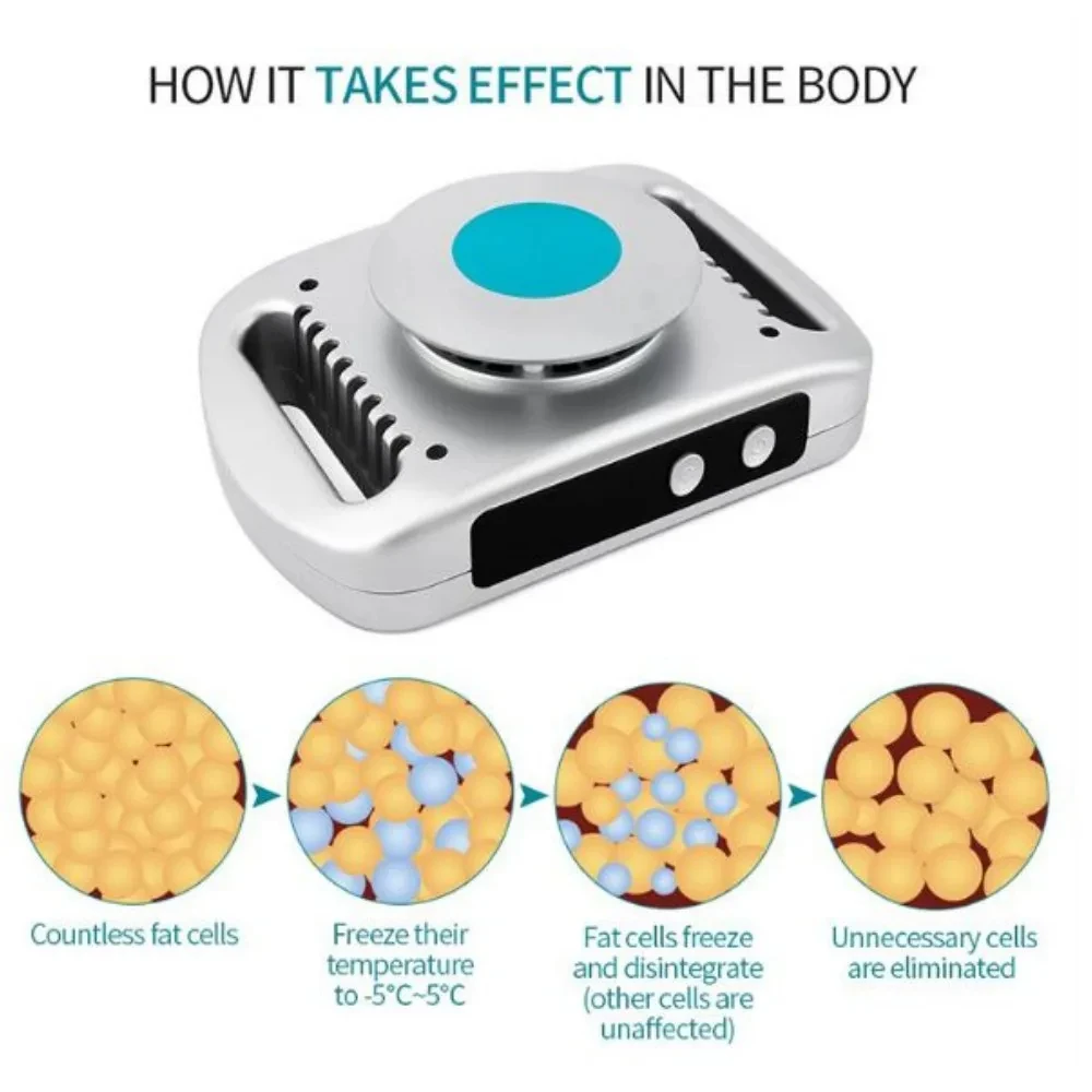 آلة تنحيف الجسم لمكافحة السيلوليت ، آلة تجميد الدهون ، مدلك الجسم البارد ، حل الدهون ، فقدان الوزن
