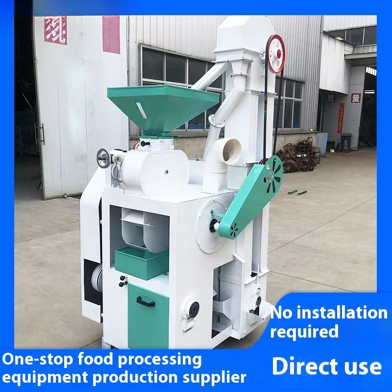 Manufacturer 8.5 Iron Roller Rice Mill Automatic Hulling Machine Rice Millet Milling And Hulling Machine Customized Processing