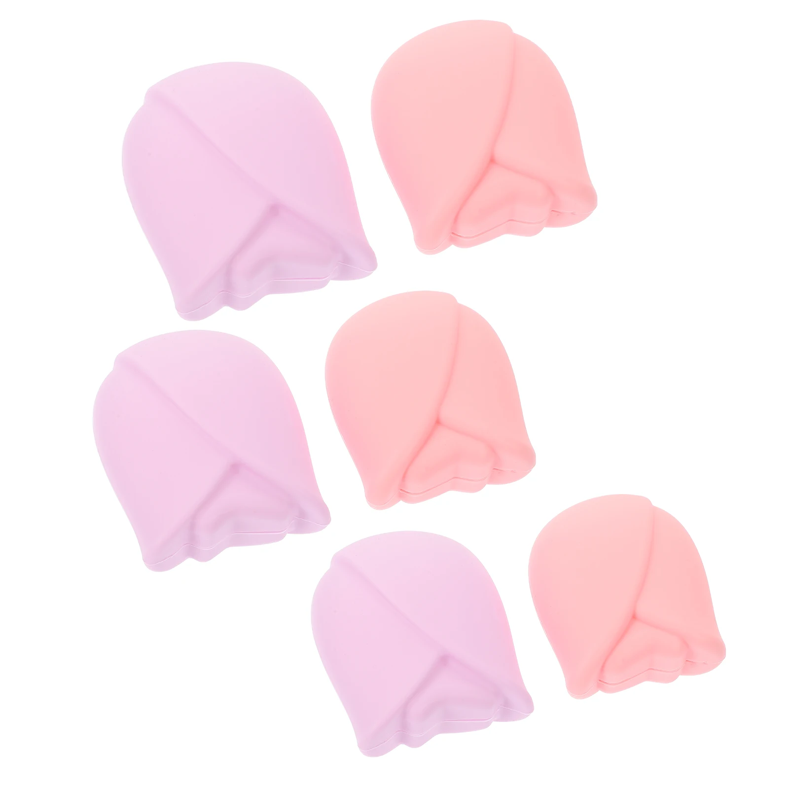 

6pcs Makeup Brush Silicone Covers Durable Flexible Travel Protective Dustproof Various Sizes Cosmetics Brushes Accessories Gifts