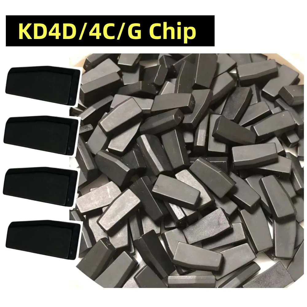 10 50 100pcs KD4D transponder chip auto chip KD ID4C/4D KD-4D 4C 4D copy chip for KEYDIY KD-X2