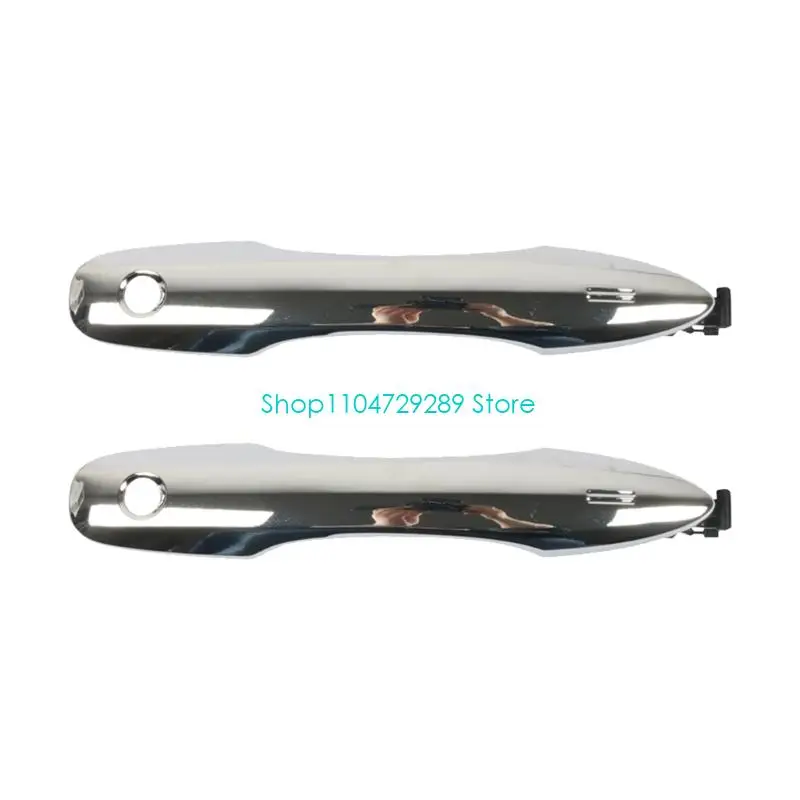 D8KE 2 Pieces Front Exterior Door Handles Set For Sedan Types Factory Level Quality