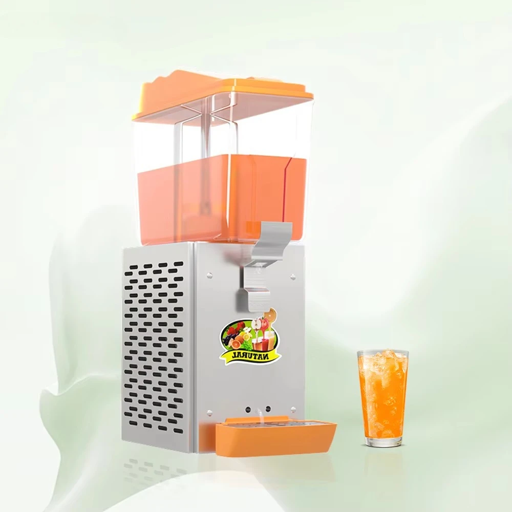 Transparent Tanks Hot Cold Drink Dispenser Commercial Electric Beverage Dispenser