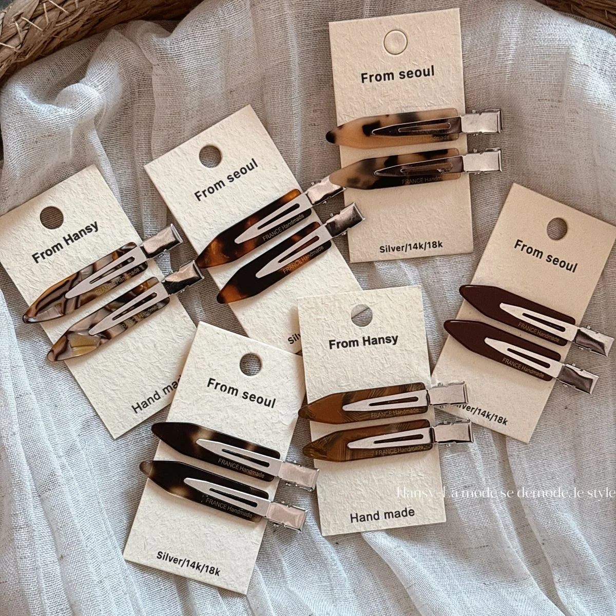 Premium Hairpin Side Hair Clip Thin Seamless Clip Geometric Bangs Clip Makeup Hairpin Headgear Hair Accessories