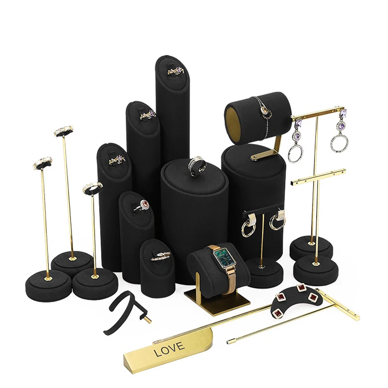 

Новая высококачественная черная ультратонкая подставка для ювелирных изделий, оконное ожерелье, кольцо, опора для демонстрации ювелирных изделий, место для хранения аксессуаров