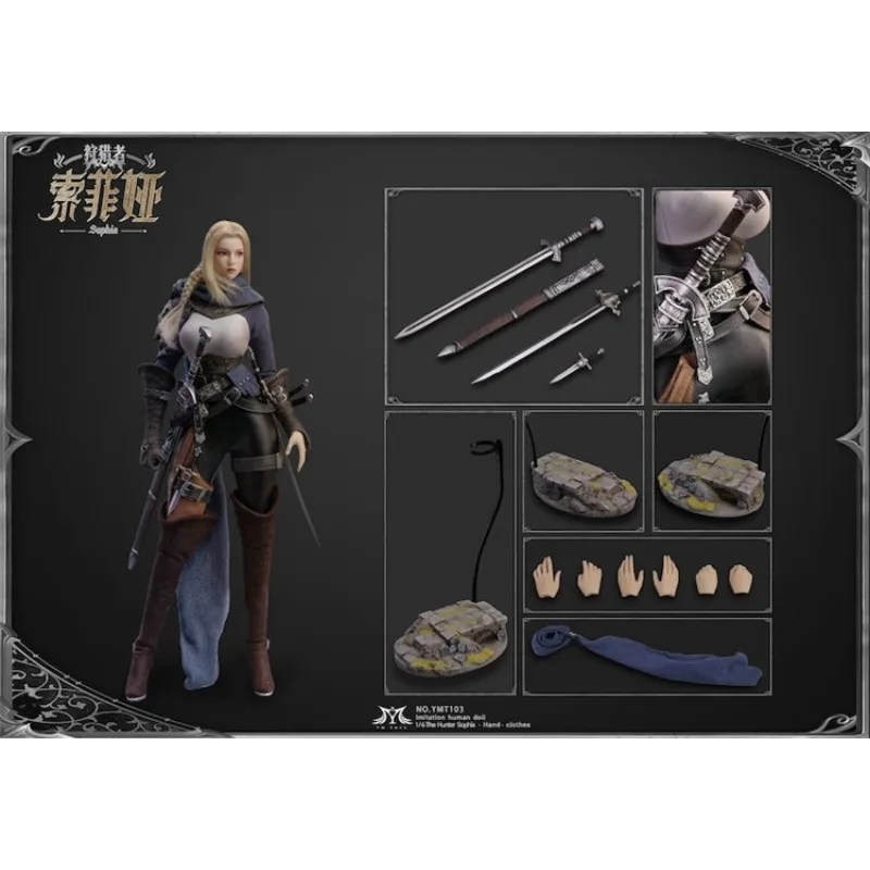 

Spot YMTOYS 1/6 Hunter First Bullet Genuine Authorization Sofia YMT103 Mobile Doll