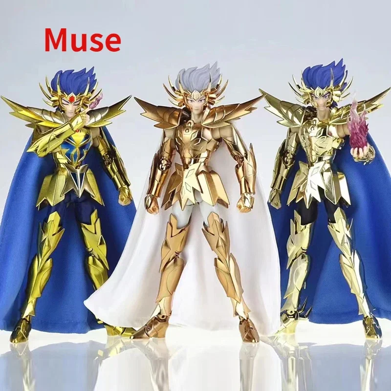 In Stock MST Saint Seiya Myth Cloth EXM/EX Cancer Death Mask 24K/OCE Gold Knights of The Zodiac Metal ArmorAction Figure Toys