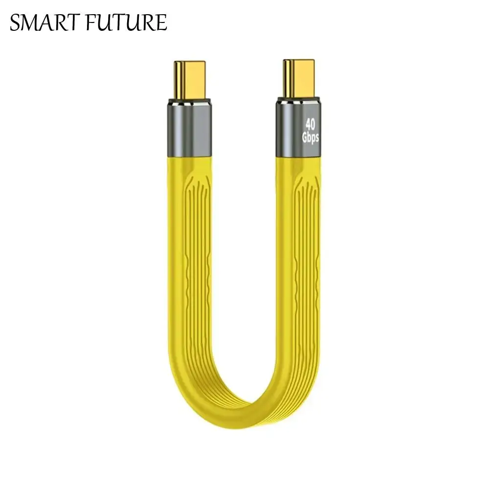 

Type C to C Fast Charging Wire 10Gbps/40Gbps Male to Male/Female Fast Charging Cable 13.8cm USB PD Charging Wire