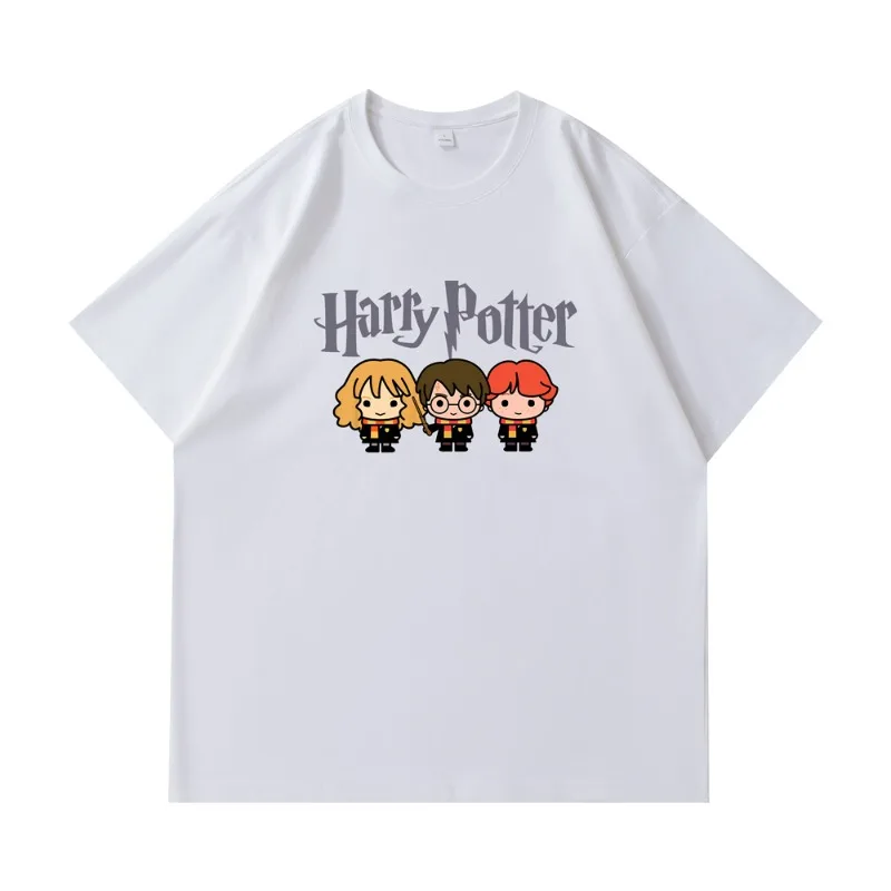 تي شيرت هاري بوتر Q-الإصدار من فيلم البضائع بأكمام قصيرة سريع الجفاف تي شيرت أمريكي فضفاض للرجال والنساء #1