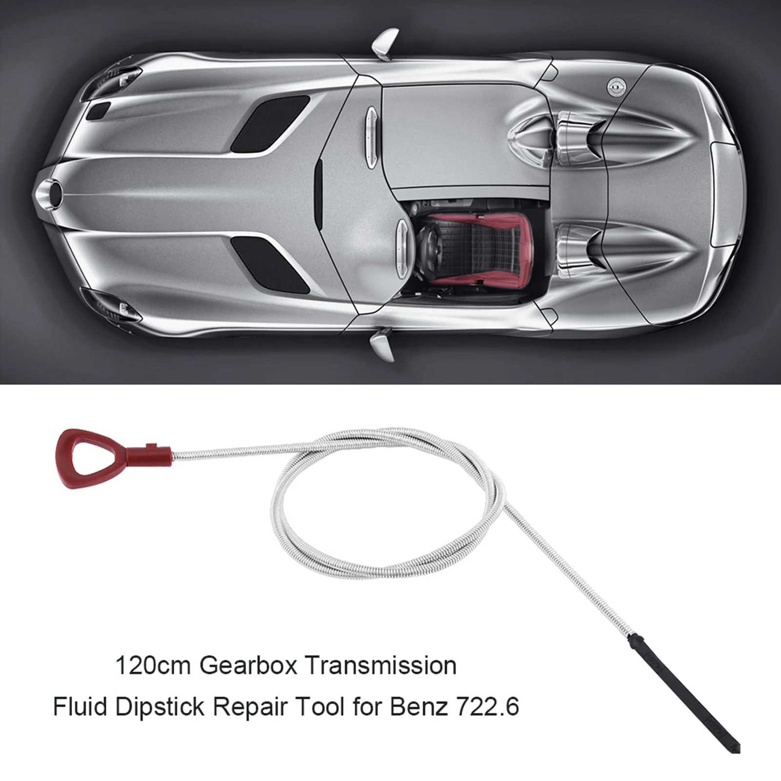 120cm 48 Inch Gearbox Automatic Transmission Fluid Dipstick Repair Tool for Mercedes-Benz 722.6 SI-A0148