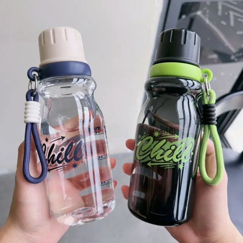 550ml-650ml Sports Water Cup,Large Capacity,Simple Portable,Summer Male Female Students Fall-resistant Food-grade Plastic Cups